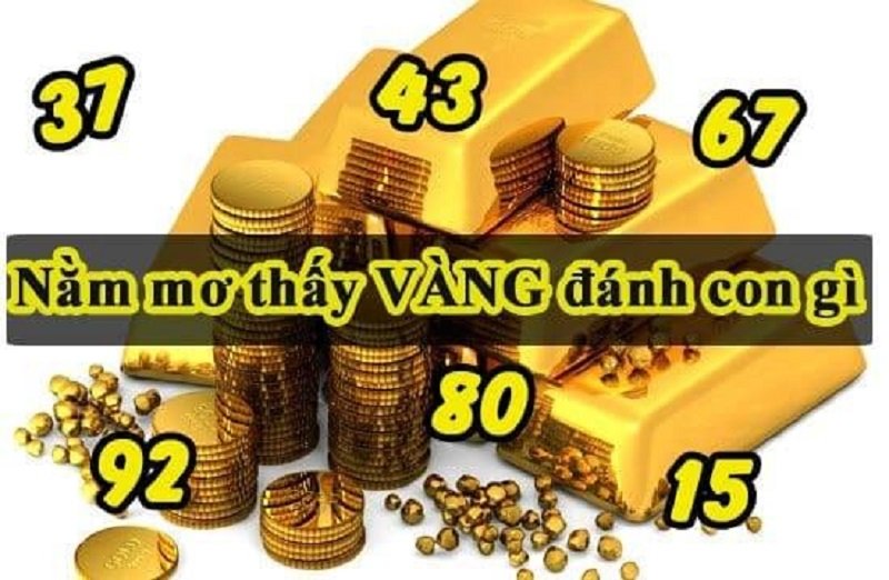 Mơ thấy vàng và những con số may mắn