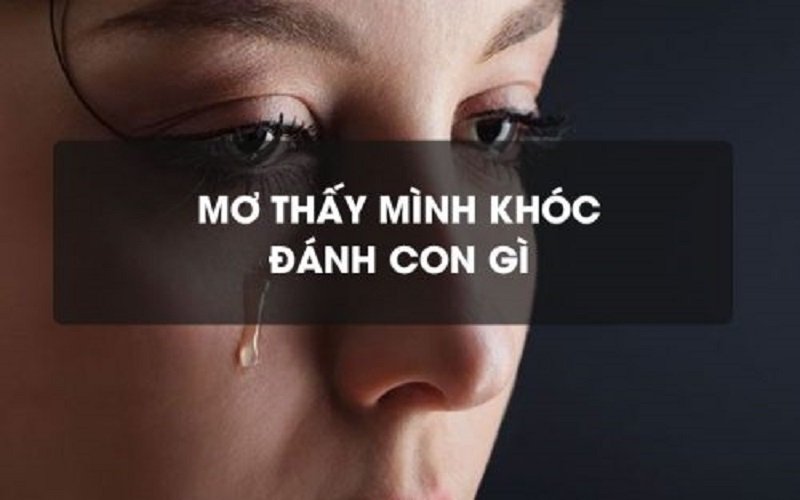 Nằm mơ thấy mình khóc nên đánh con gì để mang lại tài lộc