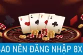 Đăng nhập 8xbet trải nghiệm 6 phiên bản roulette độc đáo